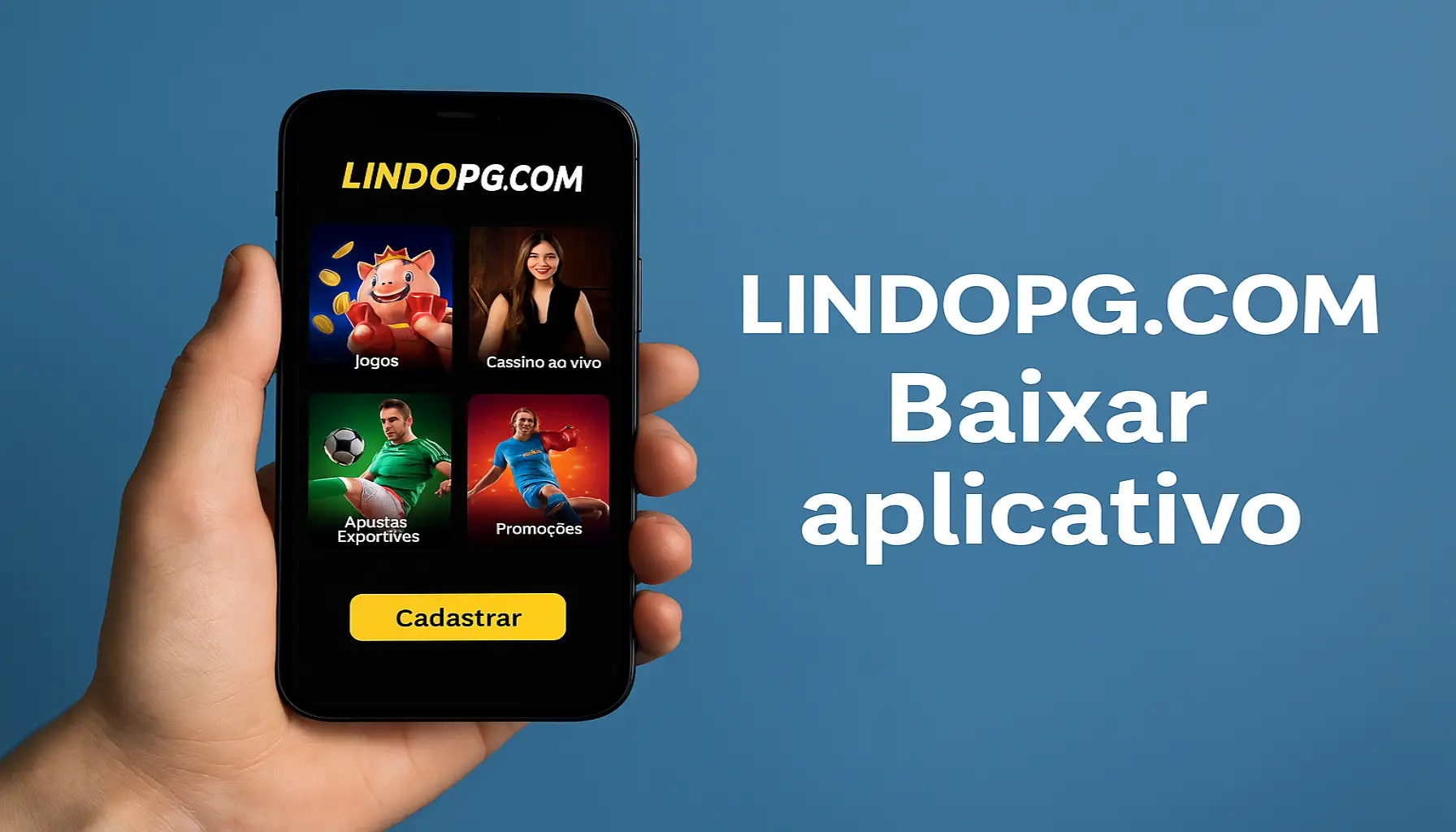 Baixar o LINDOPG.COM Cassino App
