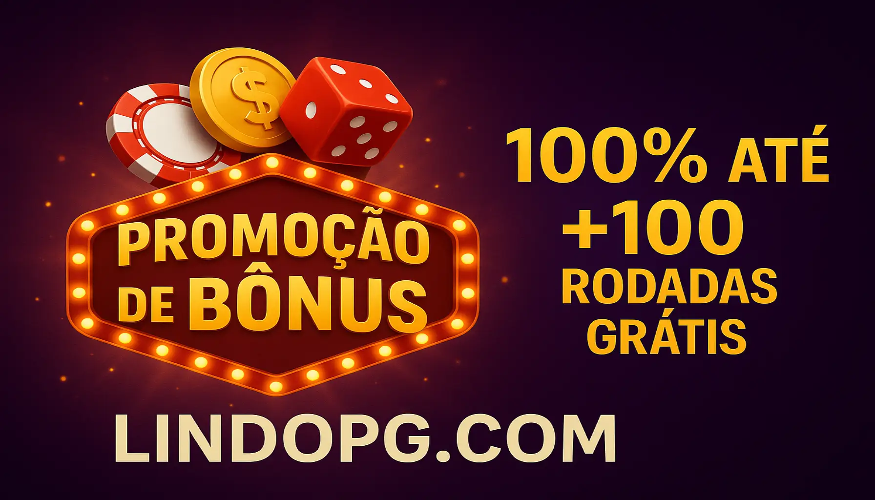 O bônus promocional LINDOPG.COM é uma ótima maneira de começar sua aventura